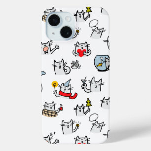 Coque Case-Mate iPhone Chats amusants, lait et magie.
