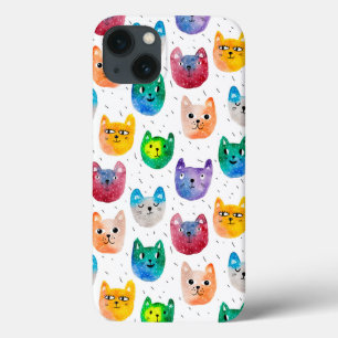 Case-Mate iPhone Case Chats aquarelles et amis