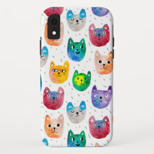 Case-Mate iPhone Case Chats aquarelles et amis