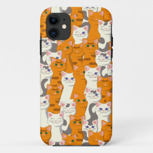 Case-Mate iPhone Case Chats blancs et gingembre motif yeux verts yeux bl