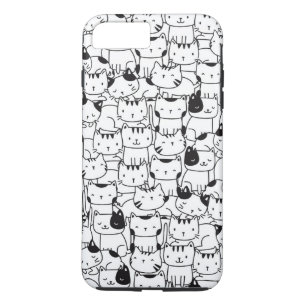 Case-Mate iPhone Case Chats Blancs Et Noirs