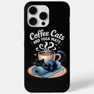 Coque Case-Mate iPhone Chats Café et Tapis de Yoga Yoga de Chat Drôle