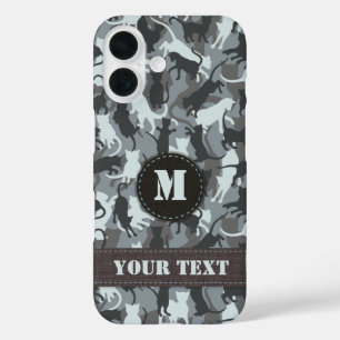 Coque Pour iPhone 16 Chats Camouflage urbain