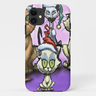 Coque Case-Mate iPhone Chats Casquettes de Noël