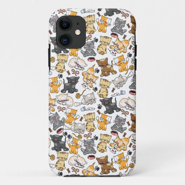 Coques Case-Mate iPhone Chats Chats Jouant (Dos)