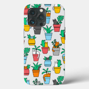 Case-Mate iPhone Case Chats dans les pots à fleurs