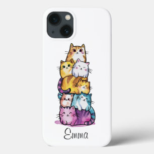 Case-Mate iPhone Case Chats d'aquarelle Cute personnalisée, minimaliste
