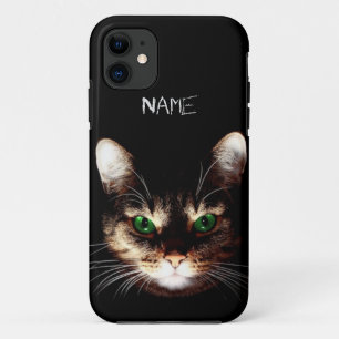 Coques Pour iPhone Chats de Badass - yeux verts