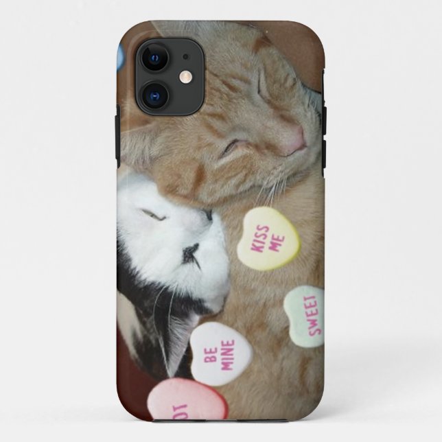 Coques Case-Mate iPhone Chats de la Saint Valentin (Dos)