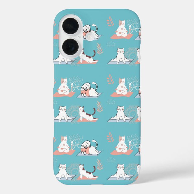 Coques Case-Mate iPhone Chats de Yoga Lotus (Verso)
