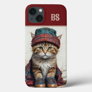 Case-Mate iPhone Case Chats écossais déguisé - chats tartans charmants