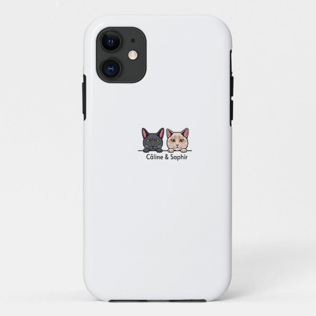 Coques Case-Mate iPhone Chats en famille (Dos)