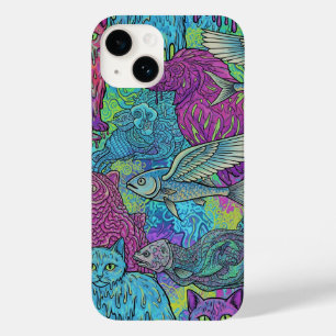 Coque Case-Mate iPhone Chats et poissons par Natasha Us