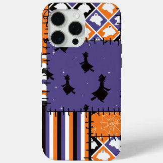 Coque Case-Mate iPhone Chats Halloween Patchwork sorcières