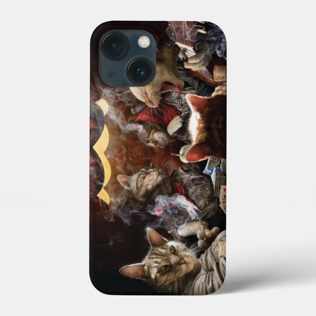 Coques Case-Mate iPhone Chats jouant au poker (Verso)