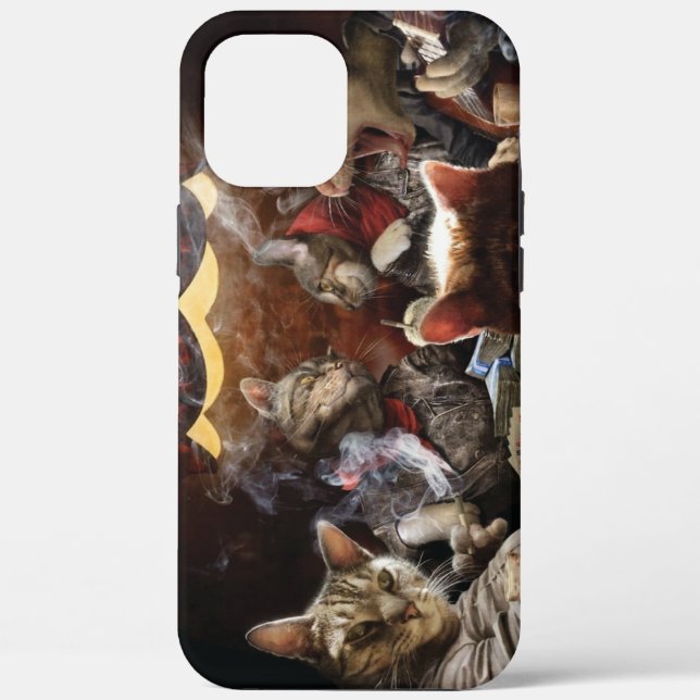 Coques Case-Mate iPhone Chats jouant au poker (Verso)