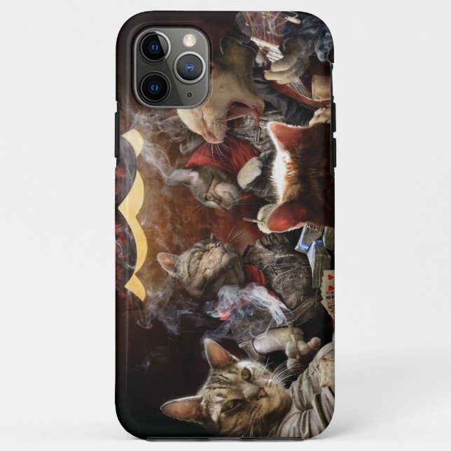 Coques Case-Mate iPhone Chats jouant au poker (Dos)