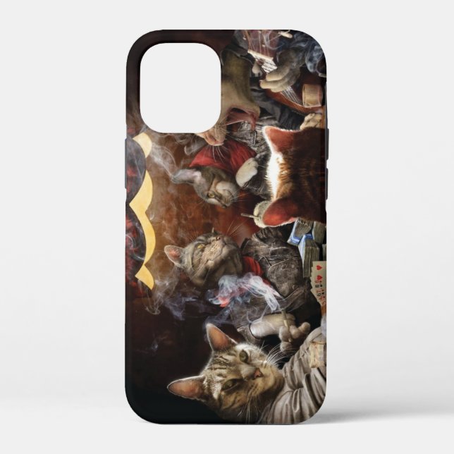 Coques Case-Mate iPhone Chats jouant au poker   (Verso)