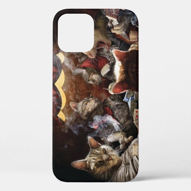 Coques Case-Mate iPhone Chats jouant au poker (Verso)