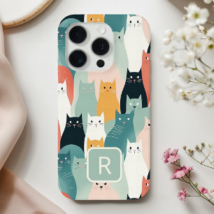 Coque Case-Mate iPhone Chats Jouer Neutre Motif Pastel