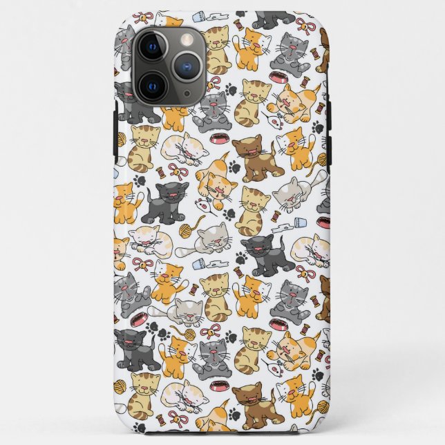 Coques Case-Mate iPhone Chats Kitty Joueurs (Dos)