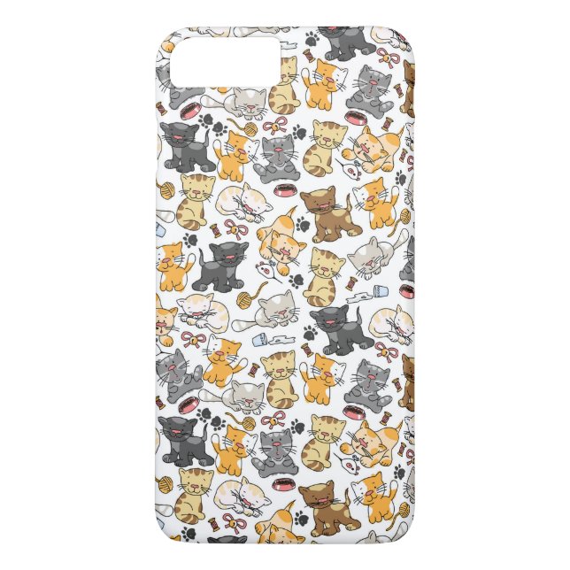 Coques Case-Mate iPhone Chats Kitty Joueurs (Dos)