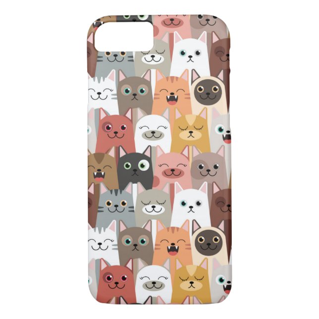 Coques Case-Mate iPhone Chats mignons (Dos)