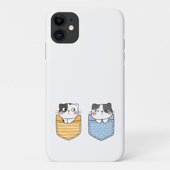 Coques Case-Mate iPhone Chats mignons (Dos)
