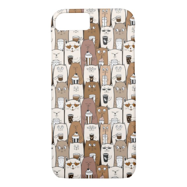 Coques Case-Mate iPhone Chats mignons (Dos)