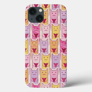 Coque Case-Mate iPhone Chats mignons avec les coeurs affectueux