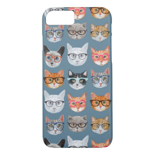 Coque Case-Mate Pour iPhone Chats mignons portant des lunettes Motif