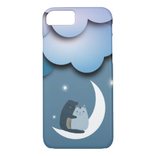 Case-Mate iPhone Case Chats mous sur la Lune