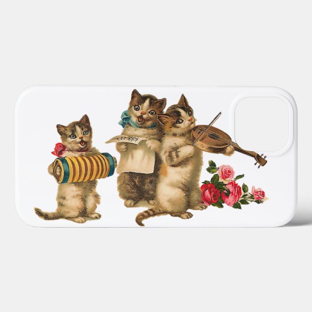 Coques Case-Mate iPhone Chats musicaux (Verso (horizontal))