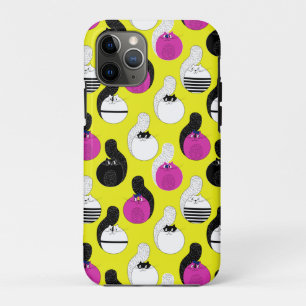 Case-Mate iPhone Case Chats Nautiques Noir Rose 