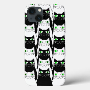 Case-Mate iPhone Case Chats noirs et blancs