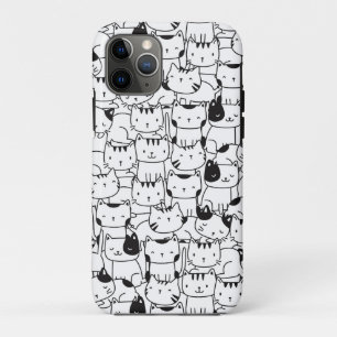 Case-Mate iPhone Case Chats noirs et blancs mignons