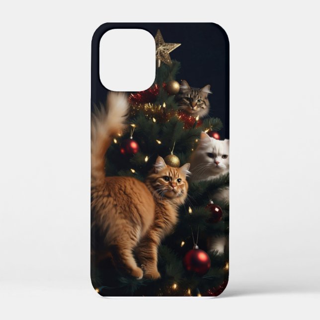 Coques Case-Mate iPhone Chats Orne Arbre, Image , Personnaliser,  (Verso)