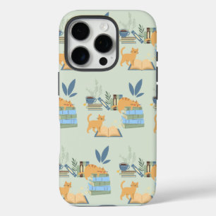 Coque iPhone 16 Pro Chats sur livres