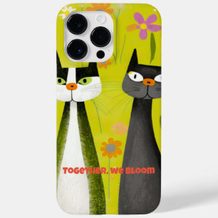 Coque Case-Mate iPhone Chats verts "Ensemble, nous fleurissons"