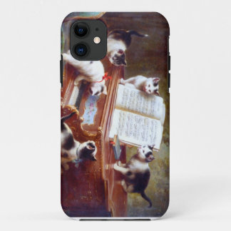 Coque Case-Mate Pour iPhone Chats vintages de piano