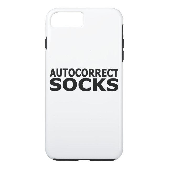 Coques Case-Mate iPhone Chaussettes de correction automatique (Dos)