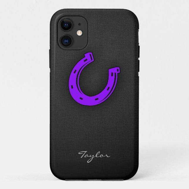 Coques Case-Mate iPhone Chaussure Violet Cheval (Dos)