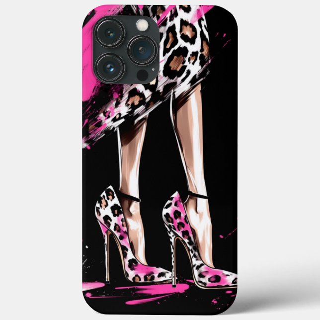 Coques Case-Mate iPhone Chaussures à talon élevé, Illustration de mode (Verso)