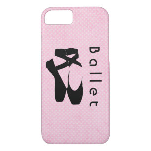 Coque iPhone 7 Chaussures de Ballet Noir En Pointe