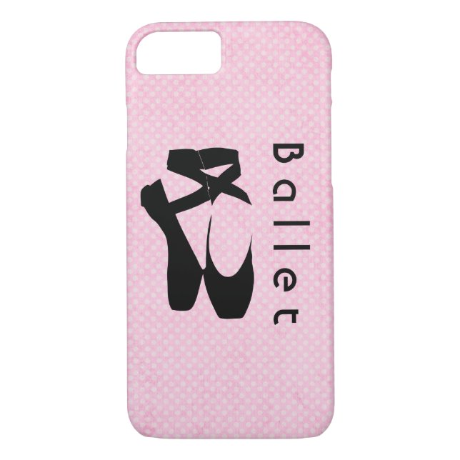 Coques Case-Mate iPhone Chaussures de Ballet Noir En Pointe (Dos)