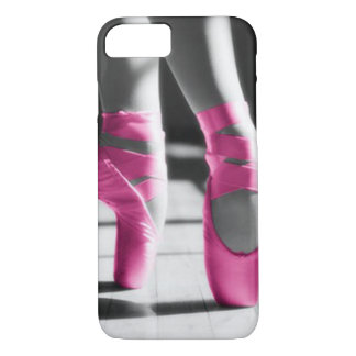 Coque iPhone 8/7 Chaussures de ballet roses lumineuses