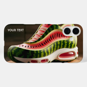 Coque Pour iPhone 16 Plus Chaussures de sport fantaisie pastèque mignonnes