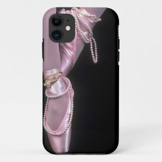 Etui iPhone Case-Mate chaussures d'orteil roses de ballet de satin