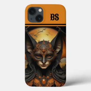 Case-Mate iPhone Case chauve-souris éffrayante orange et noire