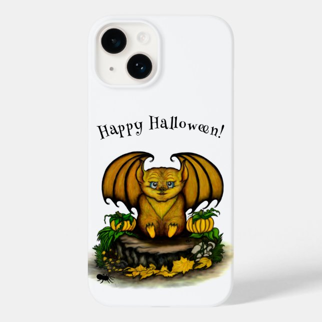 Coques Case-Mate iPhone  Chauve-souris mignonne d'Halloween (Verso)